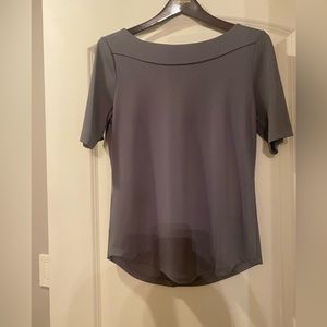 Ann Taylor top. Used.  Grey.  Size Medium